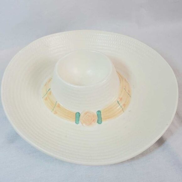 Vintage Treasure Craft Taos Chip And Dip Model 630-97 Hat Design - Picture 1 of 5
